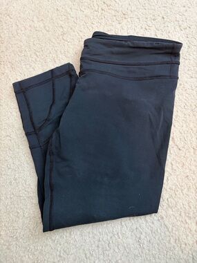 Women’s Lululemon Vintage Black Crop Leggings